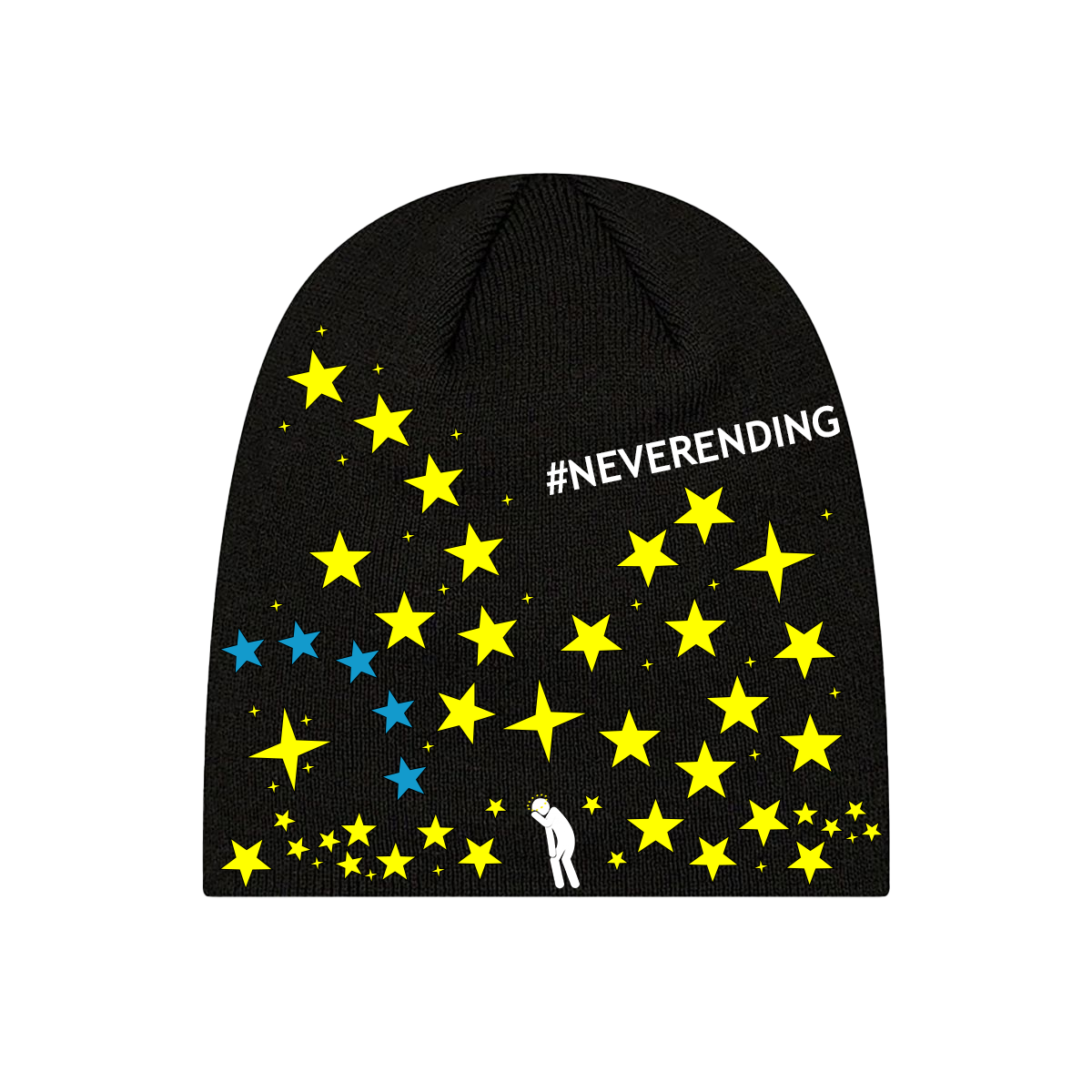 #1F1F1F1F STARS BEANIE